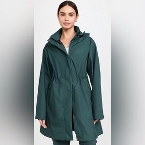 Sweaty Betty Guide Waterproof Parka in Trek Green Size S